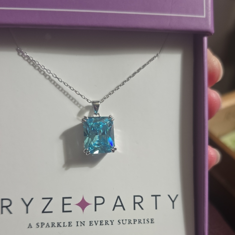 New With Box Ryze Sterling Silver Necklace.